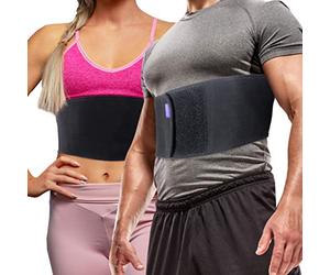 Everyday Medical Broken Rib Brace for Men and Women - Bamboo Charcoal Rib Support Compression Brace - accelerates The Healing of Cracked, Dislocated, Fractured and Post-Surgery Ribs - Small/Medium