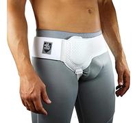 EVERYDAY MEDICAL Hernia Belt for Men - Inguinal Hernia Support for Men, Adjustable Waist Strap Groin Support, Post-Surgery Truss Suitable for Left or Right Side - White, Large/XLarge