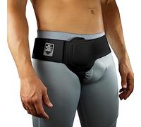 EVERYDAY MEDICAL Hernia Belt for Men - Inguinal Hernia Support for Men, Adjustable Waist Strap Groin Support, Post-Surgery Truss Suitable for Left or Right Side - Black, Large/XLarge