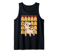 Everyday My Head Goes AAAAAAHH Cute Screaming Goat EduEly Tank Top