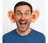 EVERYDAY PARTY & GIFT Jumbo Fake Ears, Oversized Costume Ear Props for Adults and Kids, Funny Fancy Dress Accessory for Halloween, Cosplay, Pranks, Theatre, Pig or Troll Costumes