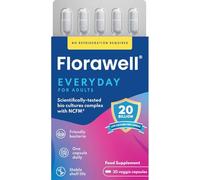 Everyday Probiotics for Adults - Digestive System, Bloating Relief & Gut Health - Includes World's Most Highly Researched Strain Lactobacillus Acidophilus NCFM® - 20 Billion CFU - 30 Oral Capsules
