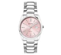 Everyday Stainless Steel Pink Dial Ladies Watch