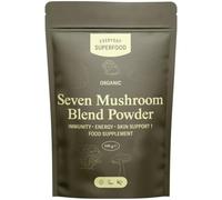 Everyday Superfood Organic 7 Mushroom Powder | Coffee, Smoothies & Cooking | 7 Organic Mushrooms blend | Reishi, Chaga, Shiitake, Lion's Mane, Maitake, Cordyceps & White Fungus | Immune & Focus