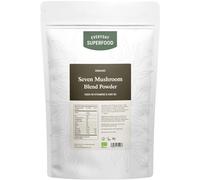 Everyday Superfood Organic 7 Mushroom Powder | Coffee, Smoothies & Cooking | 7 Organic Mushrooms | Reishi, Chaga, Shiitake, Lion's Mane, Maitake, Cordyceps & White Fungus | Immune & Focus