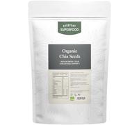 Everyday Superfood Organic Chia Seeds 900g, Premium Whole Black Chia Seed Great Ingredient for Weight Loss Diets
