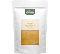 Everyday Superfood Organic Dried White Mulberries 900g | Raw Unsulphured & Natural Sun Dried Mulberries