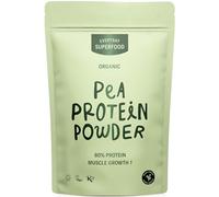 Everyday Superfood Organic Pea Protein Powder 900g, 84% Pea Protein, Unflavoured, Pre-Workout & Post-Workout, Vegan & Kosher