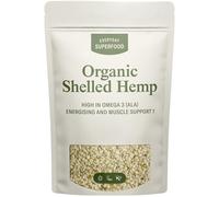 Everyday Superfood Organic Shelled Hemp 190g | European Hulled Hemp Seeds (Hemp Hearts)