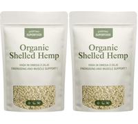 Everyday Superfood Organic Shelled Hemp 190g x2 | European Hulled Hemp Seed | |High in protein, omega-3 and magnesium | Mild, nutty flavour | Independently tested for heavy metals and pesticides