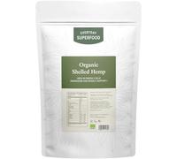 Everyday Superfood Organic Shelled Hemp 900g | European Hulled Hemp Hearts | High in protein, omega-3 and magnesium | Mild, nutty flavour | Independently tested for heavy metals, pesticides and microbes