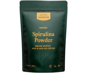 Everyday Superfood Organic Spirulina Powder 190 | Heavy Metal Tested | Fine Grade Suitable for Smoothies and Juice