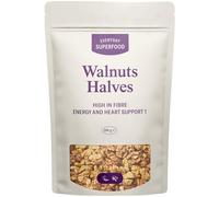 Everyday Superfood Walnut Halves 200g Natural Premium Walnut Pieces, Certified Vegan & Kosher