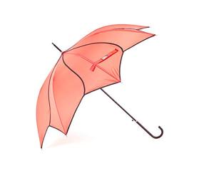 Everyday Swirl Stick Umbrella Coral