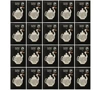 Everyday Tea Bags x 20 - Individually Wrapped - Ideal for Airbnb, Short Stays, Travel & Camping - Classic Black Tea Multi-Pack for All-Day Enjoyment - WoodzyCo Exclusive