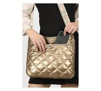 Everyday The Label Gold Quilted Large Capacity Shoulder Bag Everyday The Label Gold One Size