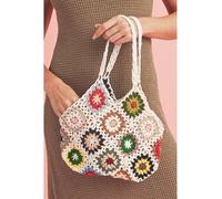 Everyday The Label White Random Boho Floral Crochet Retro Hollowed Bag Shoulder Bags Everyday The Label White One Size