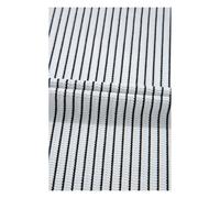 Everyday The Label Women's White Stripe Criss Cross Side Slits Slim Fit Sleeveless Midi Dress | Size: Medium Everyday The Label Multicolor M