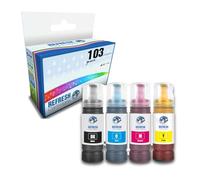 Everyday Valuepack of Compatible 103 Ink Bottle Cartridge Replacements for Epson Printers