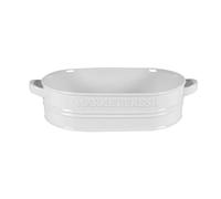 Everyday White by Fitz and Floyd Market Fresh Casserole Baking Dish, 3 Quart