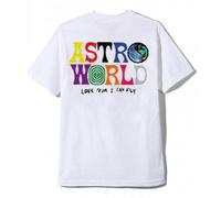 Everyday white tee compatible with Astroworld - Look Mom I Can Fly M