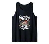 Everyday Work Eternal Impact Christian Farmhouse Tank Top