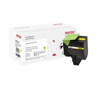 Everyday ™ Yellow Toner by Xerox compatible with Lexmark 80C2HY0/80C2HYE/80C0H40, High capacity