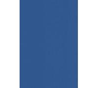 EVERYHOME BLINDS Blackout Replacement Vertical Blind Thermal Slats Louvres Made to Measure 89mm (3.5") (Blue)