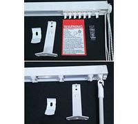 EveryHome Vertical Blind Headrail Track - Made to measure - 3.5" (89mm) - Child Safe - UK made - Express Manufacture and Delivery (2401mm to 2800mm)