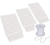 EveryHome Vertical Blind Set of 30 89mm Bottom Weights & 6m 89mm Bottom Chain - Replacement Spares Pack