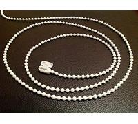 EveryHome Vertical Blind White Plastic Beaded Chain Cord (5 Metres)