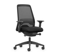 Everyis EV116 Swivel Chair Medium Height Upholstered Back Interchair