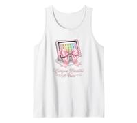 Everyone Deserves A Voice AAC Tablet Pink Bow Speech Therapy Tank Top