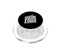 Everyone Deserves a Voice Empowering Quote PopSockets PopGrip for MagSafe
