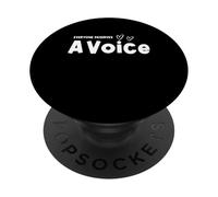 Everyone Deserves A Voice Speech Therapist SLP Appreciation PopSockets Adhesive PopGrip