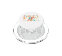 Everyone Deserves A Voice Speech Therapy SLP PopSockets PopGrip for MagSafe