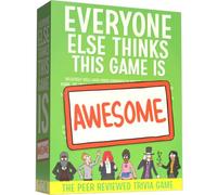 Everyone Else Thinks This Game Is Awesome! | From Pan-Universal Galactic Worldwide & Cryptozoic | The Peer-Reviewed Trivia Game | Over 1,000 Questions | Card Game for 2-8 Players Ages 14+ | English