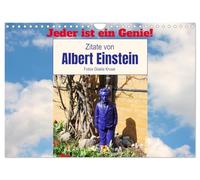 Everyone is a genius! Quotes from Albert Einstein UK-Version (Wall Calendar 2026 DIN A4 Landscape), CALVENDO 12 Month Wall Calendar