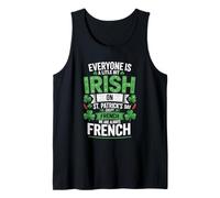 Everyone is A Little Bit Irish On St Patricks Day French Tank Top