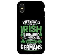 Everyone Is A Little Bit Irish On St Patrick's Day Germans Case for iPhone X/XS
