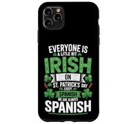 Everyone Is A Little Bit Irish On St Patricks Day Spanish Case for iPhone 11 Pro Max
