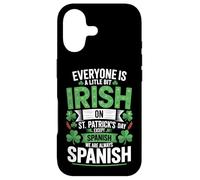 Everyone Is A Little Bit Irish On St Patricks Day Spanish Case for iPhone 17