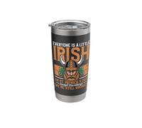 Everyone is A Little Irish St Patricks Day Except Vikings Stainless Steel Insulated Tumbler
