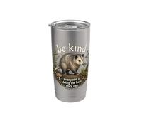 Everyone is Doing Their Best Possum Graphic Cozy Critters Stainless Steel Insulated Tumbler