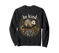 Everyone Is Doing Their Best Possum Graphic Cozy Critters Sweatshirt