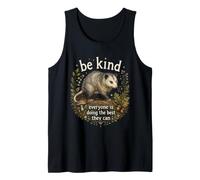 Everyone is Doing Their Best Possum Graphic Cozy Critters Tank Top