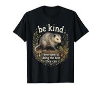 Everyone is Doing Their Best Possum Graphic Cozy Critters Value Graphic T-Shirt, Men, Black, XL