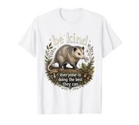 Everyone is Doing Their Best Possum Graphic Cozy Critters Value Graphic T-Shirt, Men, White, S