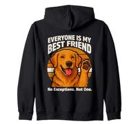 Everyone Is My Best Friend No Exceptions Dog Zip Hoodie