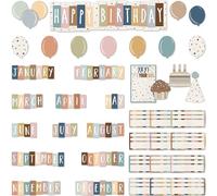 Everyone is Welcome Happy Birthday Mini Bulletin Board Set